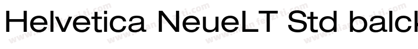 Helvetica NeueLT Std balck字体转换